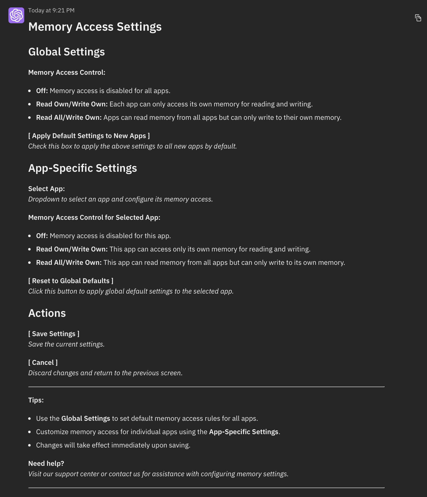 salida del generador de UI basado en texto