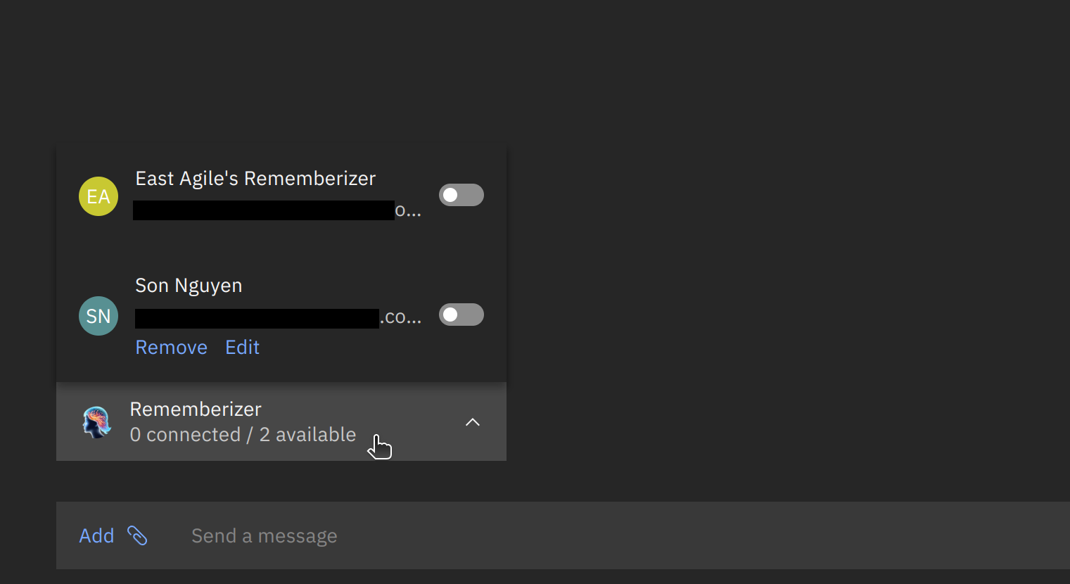 integraciones de rememberizer